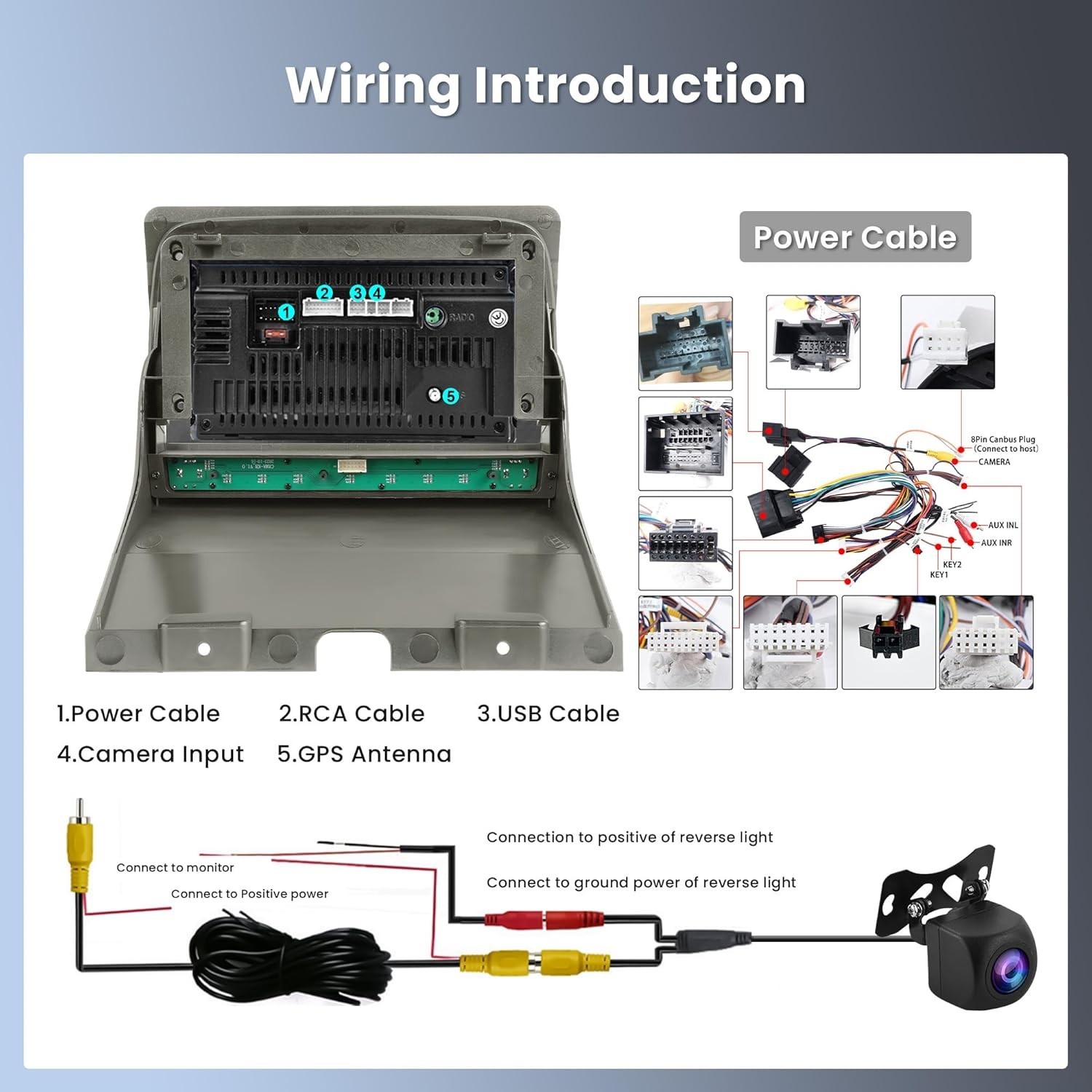 For Chevrolet Camaro 2010-2015 Android 15.0 Apple CarPlay Car Stereo Radio GPS