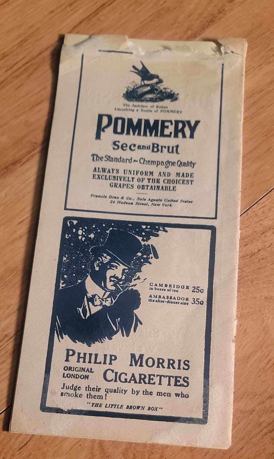 Antique 1910 New York Hippodrome Theatre Playbill Advertising Booklet
