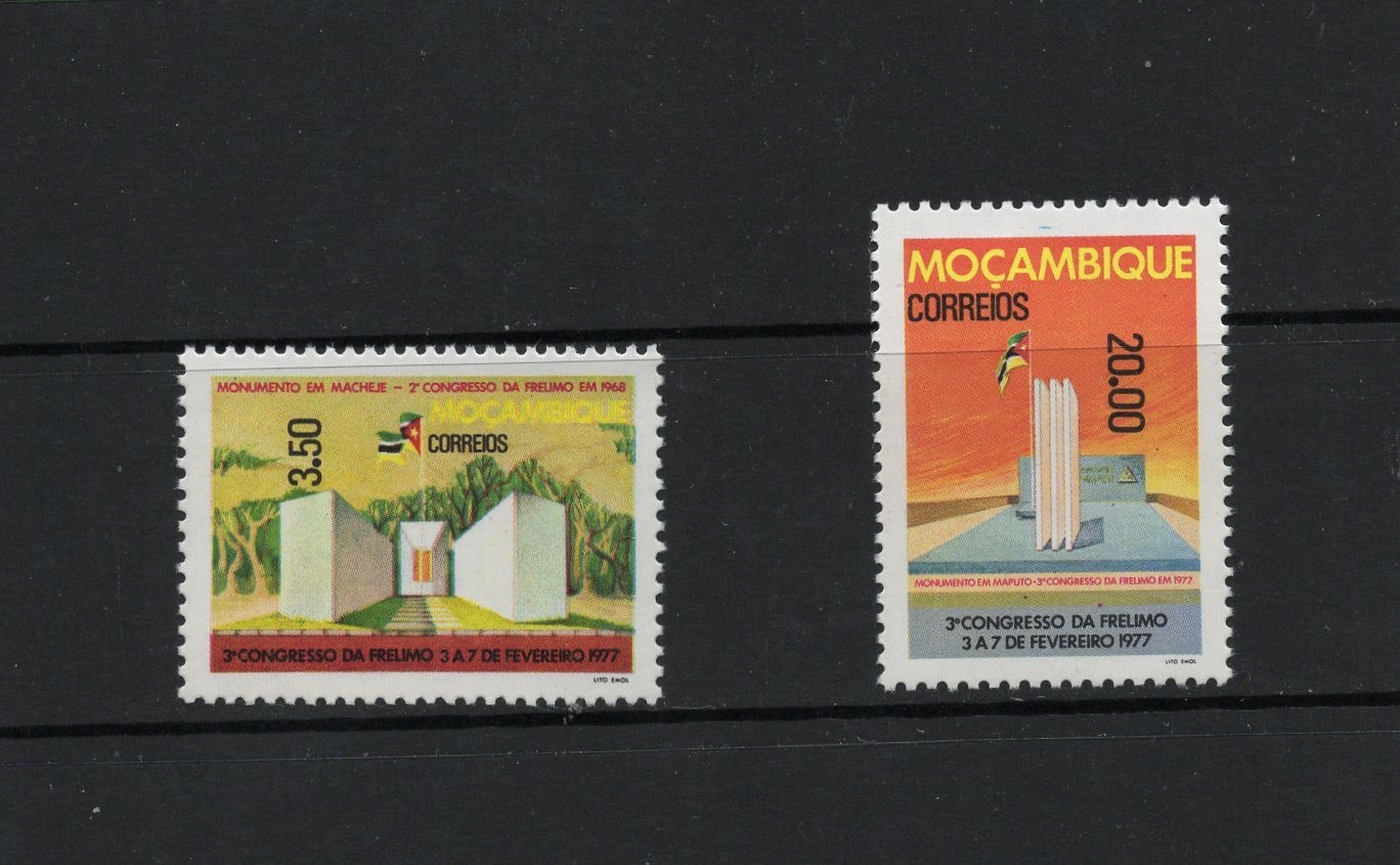 S8004   Mozambique   1977   Party Congress   2v.   MNH