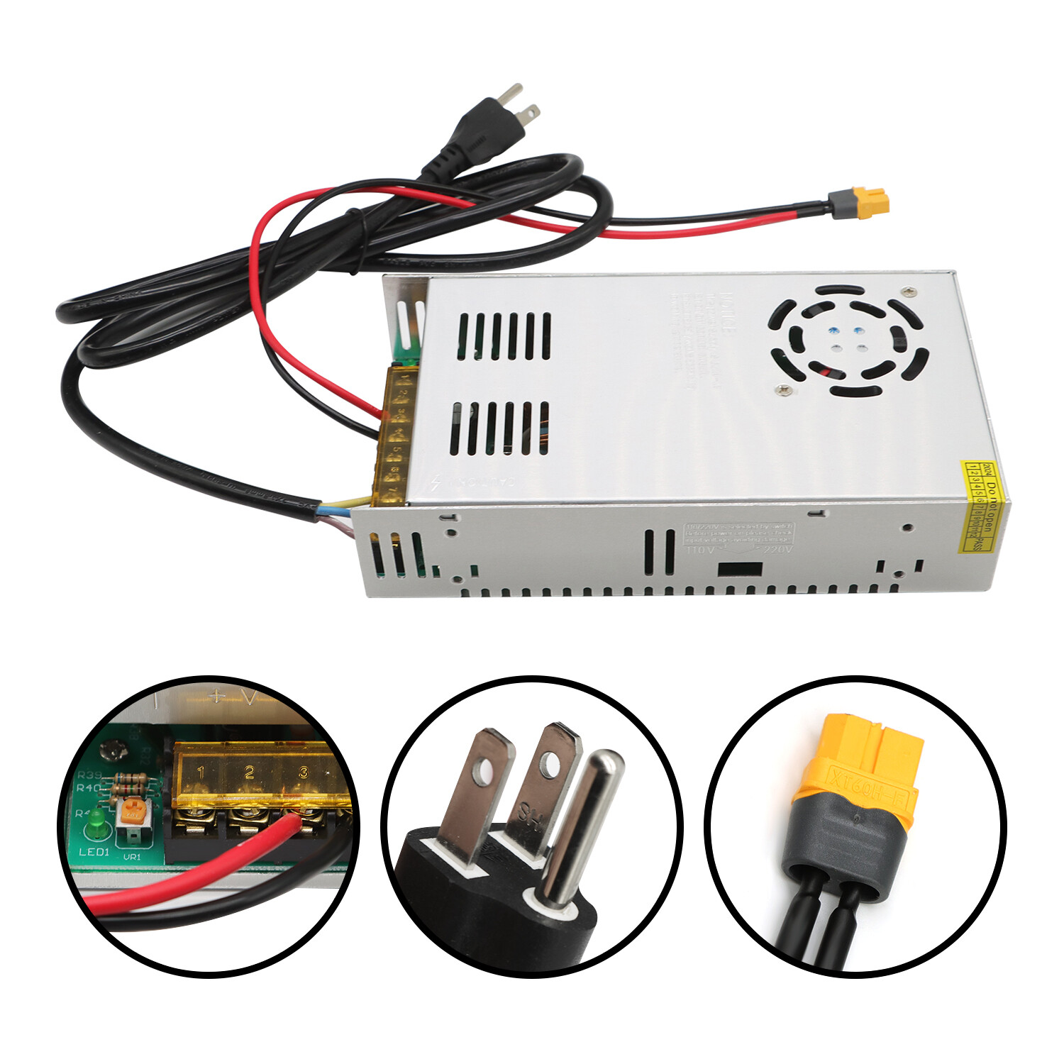 PCP Air Compressor Manual-Stop w/Built-in Fan 4500PSI/30MPa US