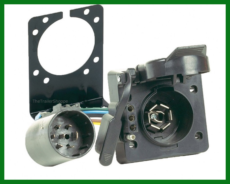 Hopkins 40955 MULTI-TOW 7 Way RV & 4 Flat Trailer Connector Plug Adaptor