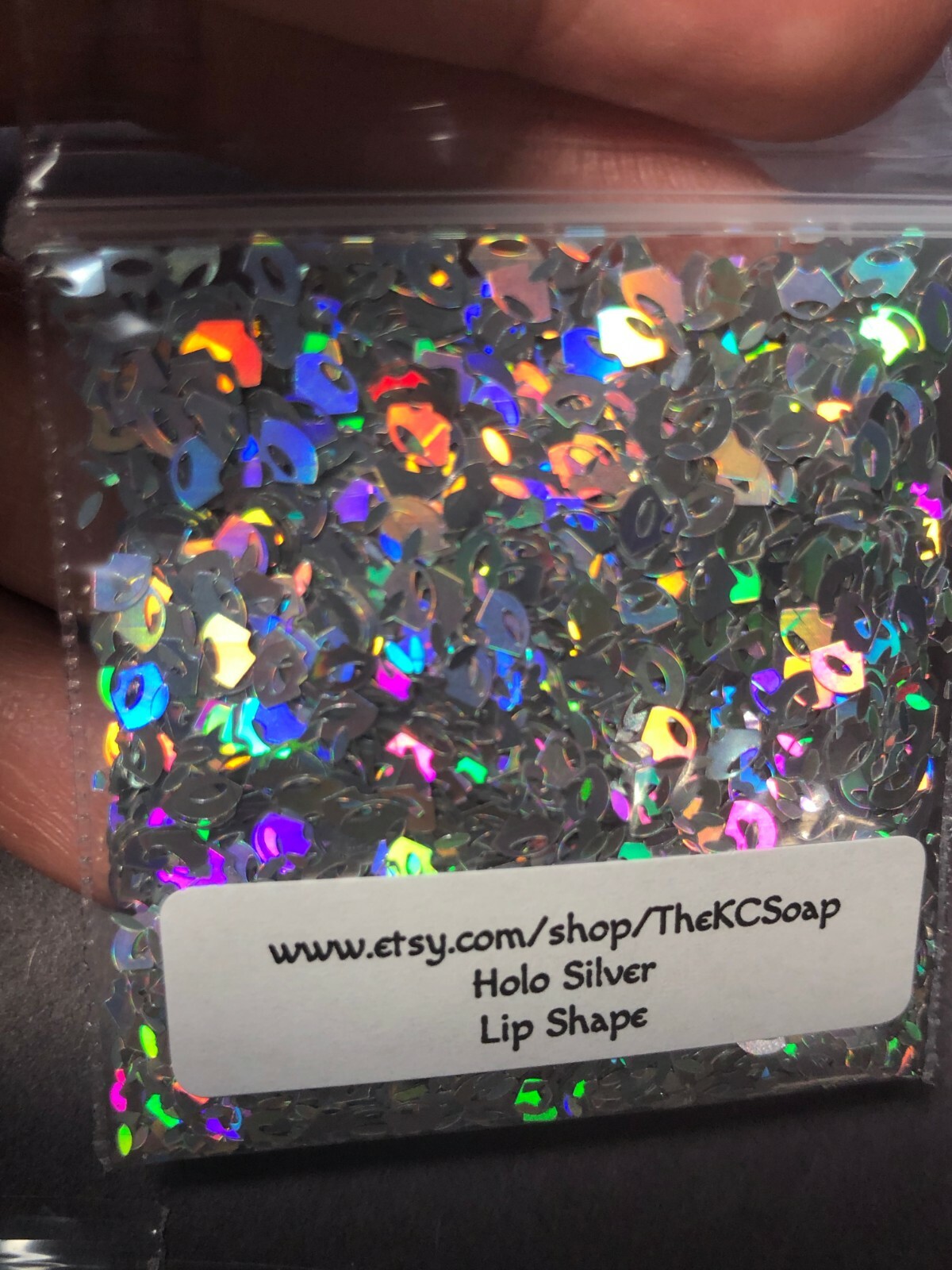 Solvent Resistant Holo Shape Glitter You Choose Color Nail Art Acrylic Gel Body