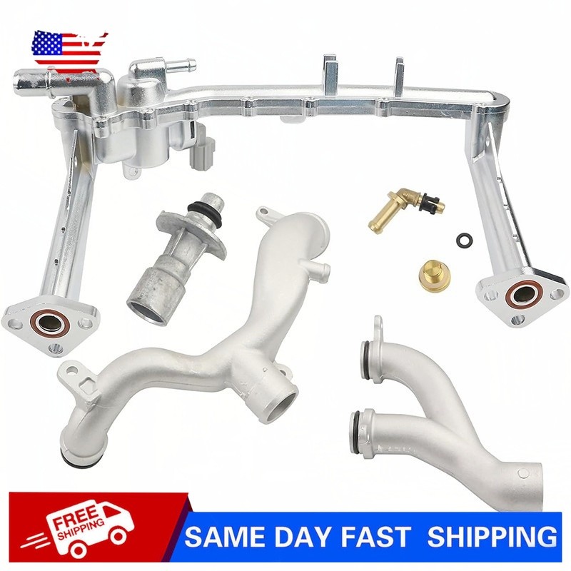 Upgraded Metal Coolant Water Pipe System Kit For Land Rover Jaguar 3.0 V6 5.0 V8