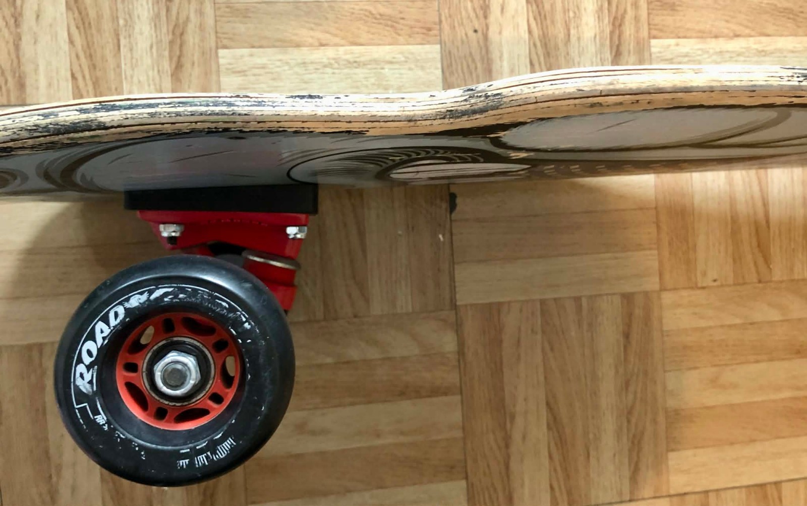 SANTA CRUZ BIG FOOT / SCREAMING FOOT -JIM PHILLIPS- USED LONGBOARD