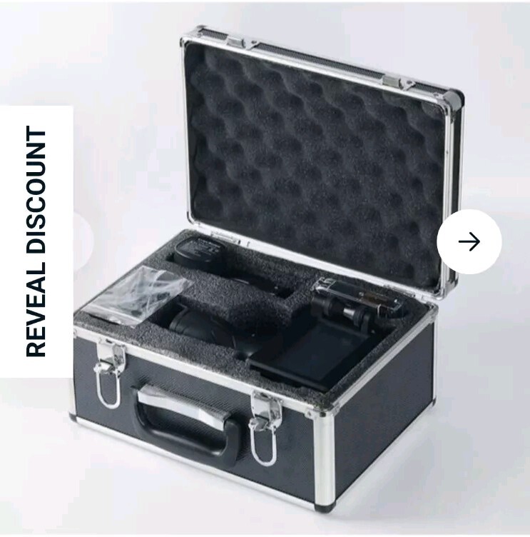 PRINT PEAK Handheld Inkjet Portable Printer Travel Case w/ Custom Foam Insert