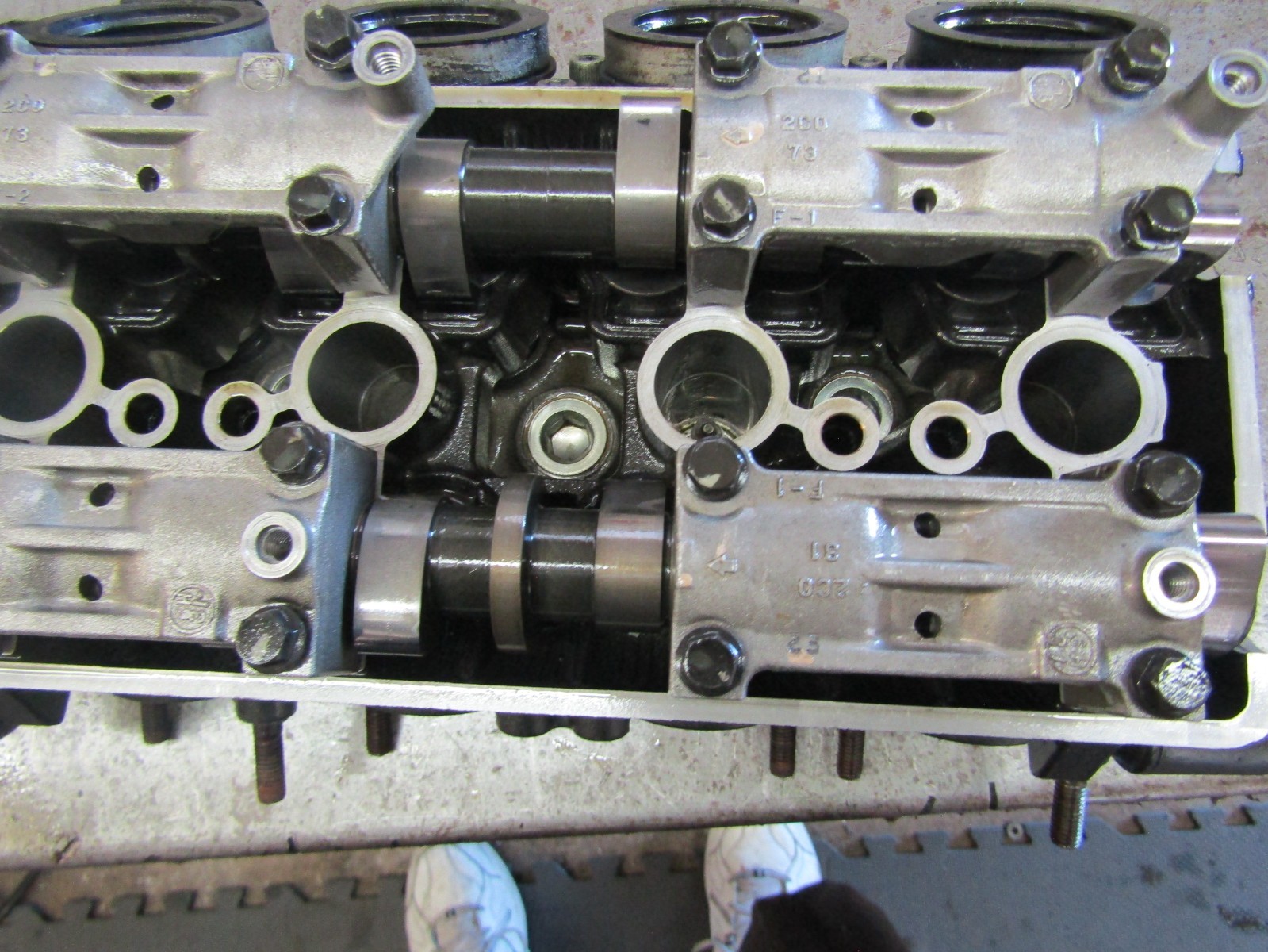 2006-2007 Yamaha YZF R6 Engine Cylinder Head Valves Camshaft Top End