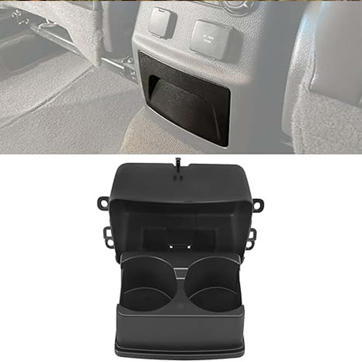 For 2016-2019 Ford Explorer Black Center Console Cup Holder GB5Z7813562BA