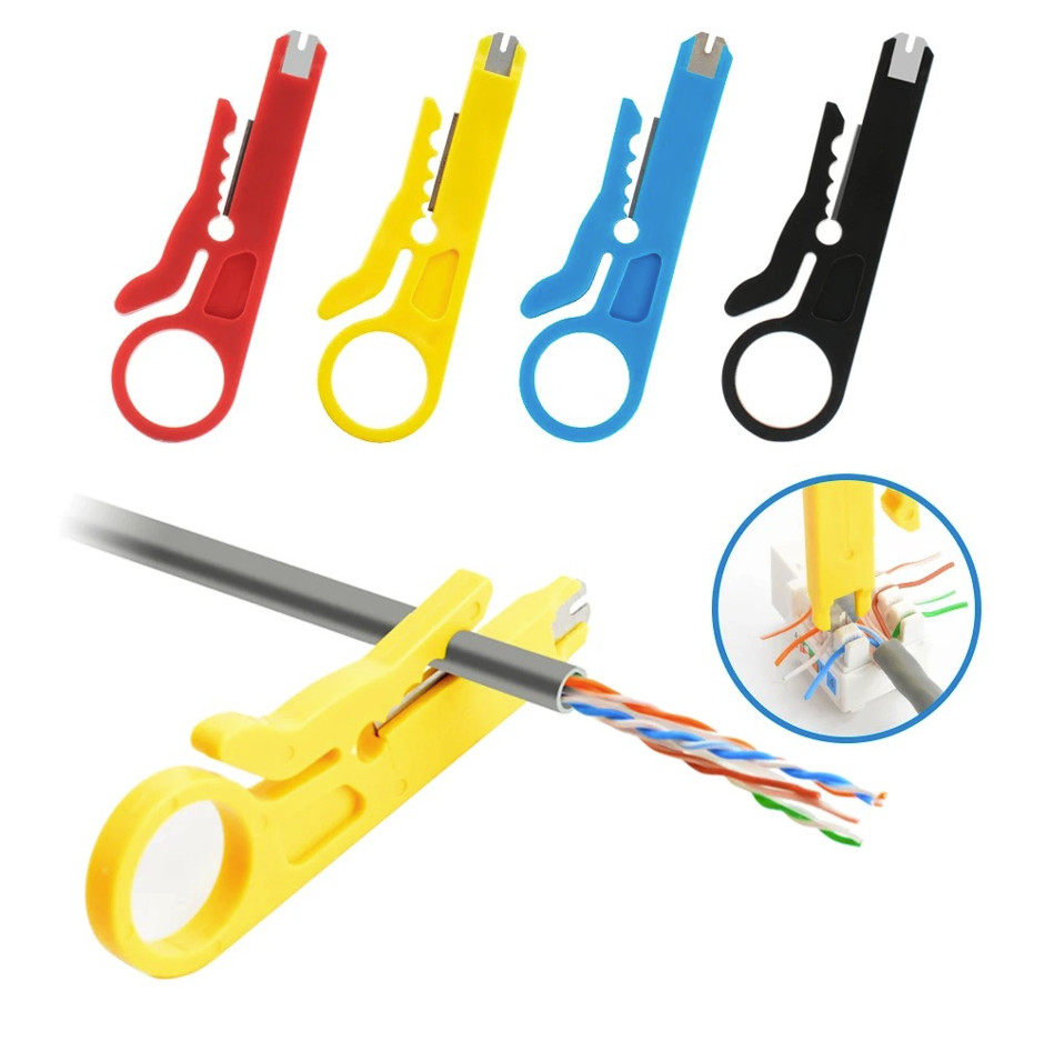 1pc Mini Wire Stripper Cutter Crimper Multi Tool Cable Stripping Pliers - NEW