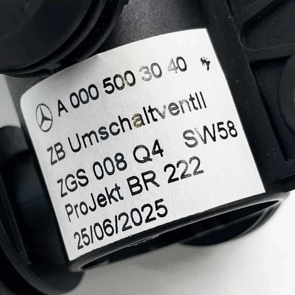 Cooling Water Change Over Valve for A0005003040 Mercedes-Benz GLC W205