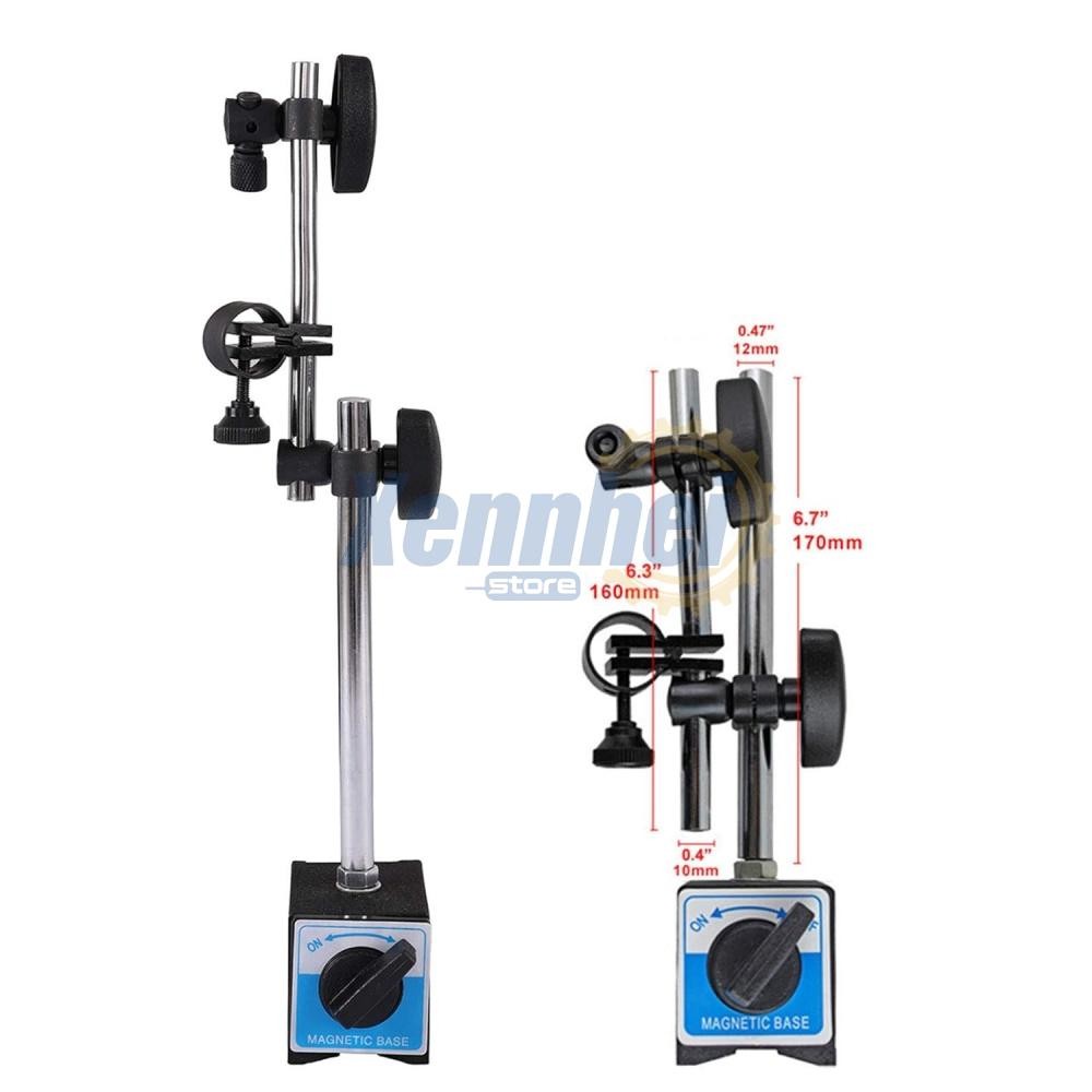Dial Indicator with Magnetic Base 0.01"Precision Gauge Test Indicator Point Set