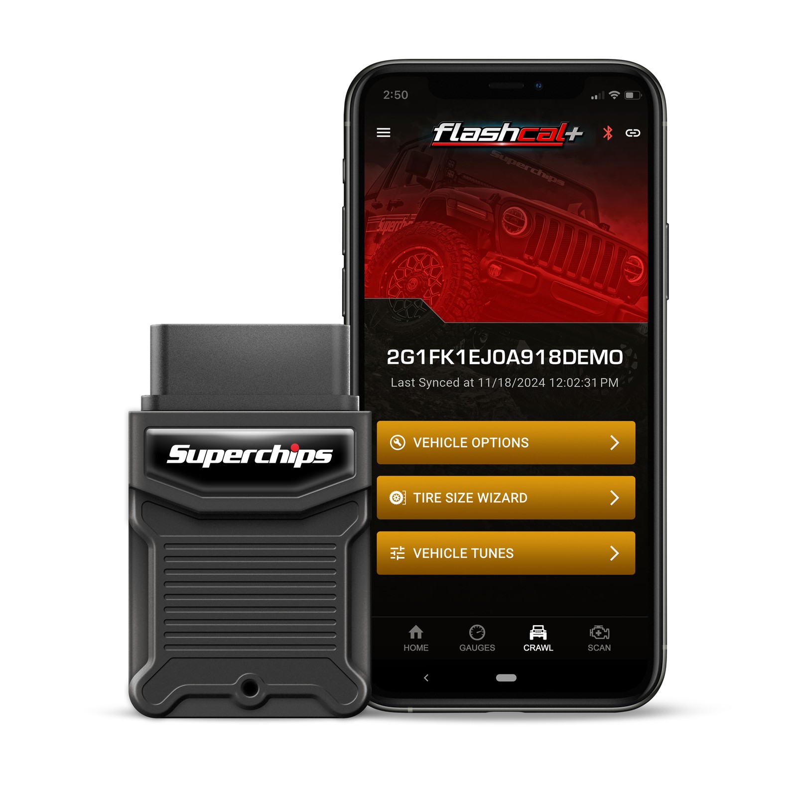 SuperChips Computer Chip Handheld Monitor for Wrangler JK JL / Gladiator JT