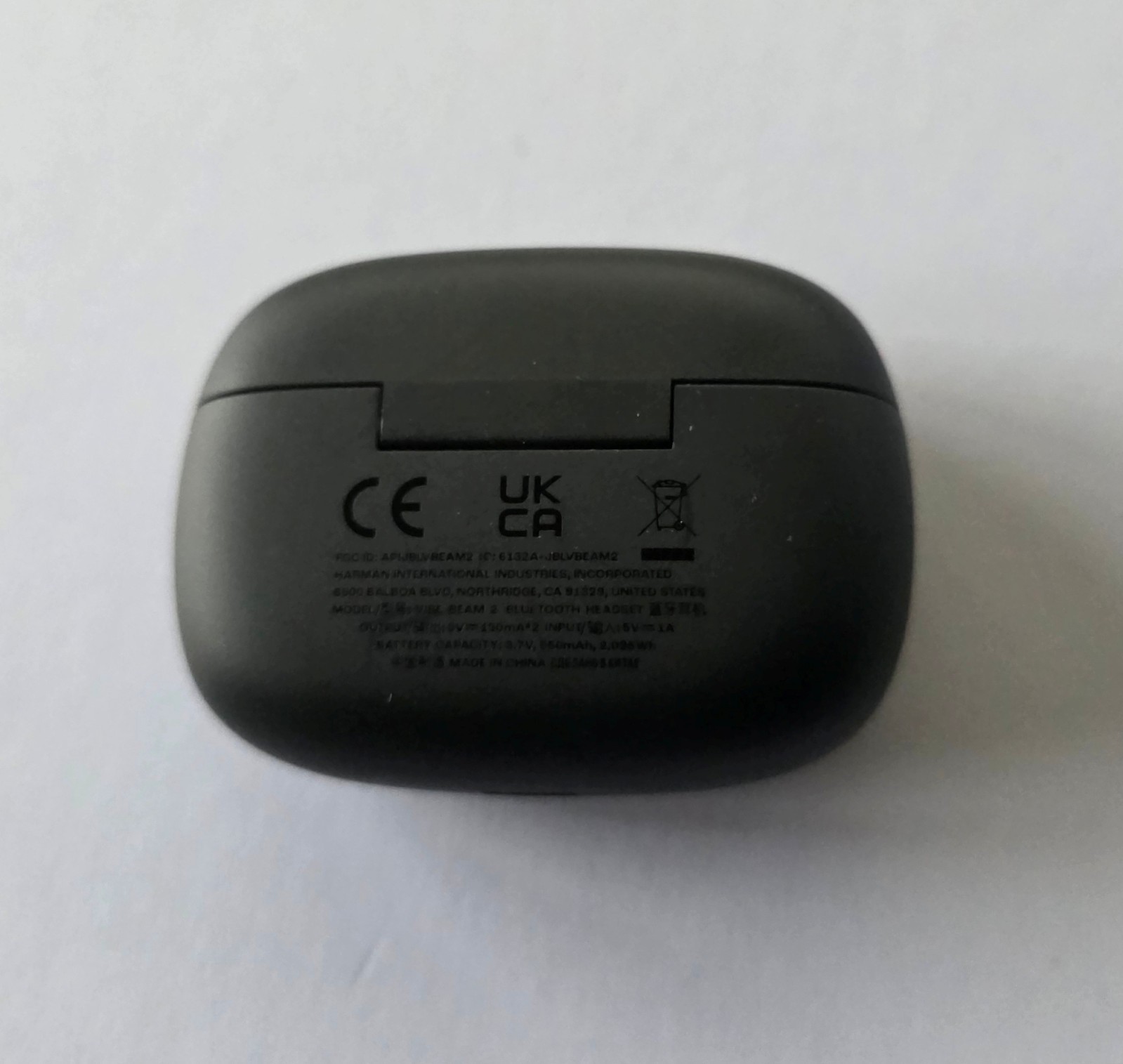 Unused OEM Black CHARGING CASE ONLY for JBL Vibe Beam 2 True Wireless Earbuds