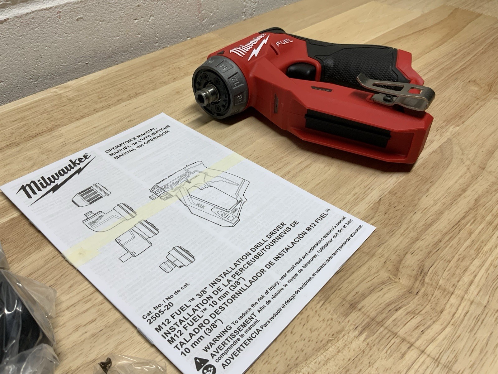 Milwaukee 2505-20 M12 FUEL 4-in-1 Installation Drill Driver - NEW FROM KIT