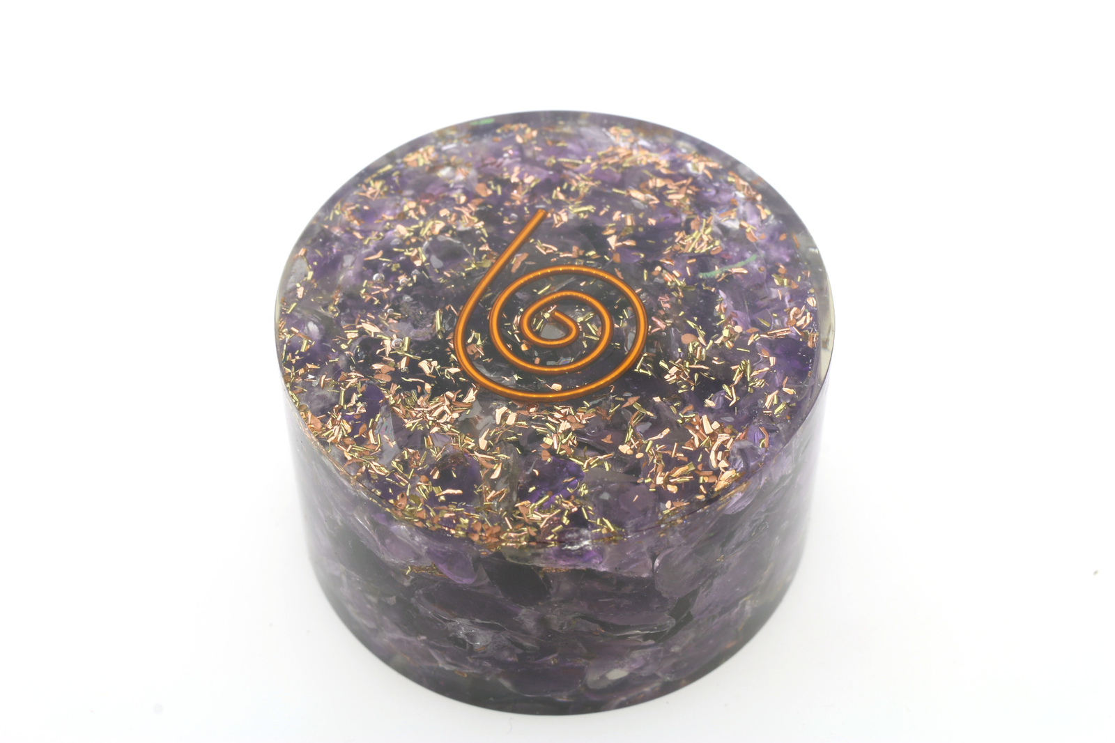 Amethyst Orgone Tower Buster 1.75" EMF Protection Energy Generator