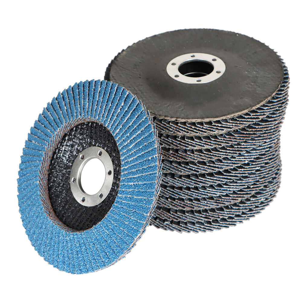 100Pack 4-1/2"×7/8'' 40 Grit T29 Premium Zirconia Flap Disc Sanding Grinding US