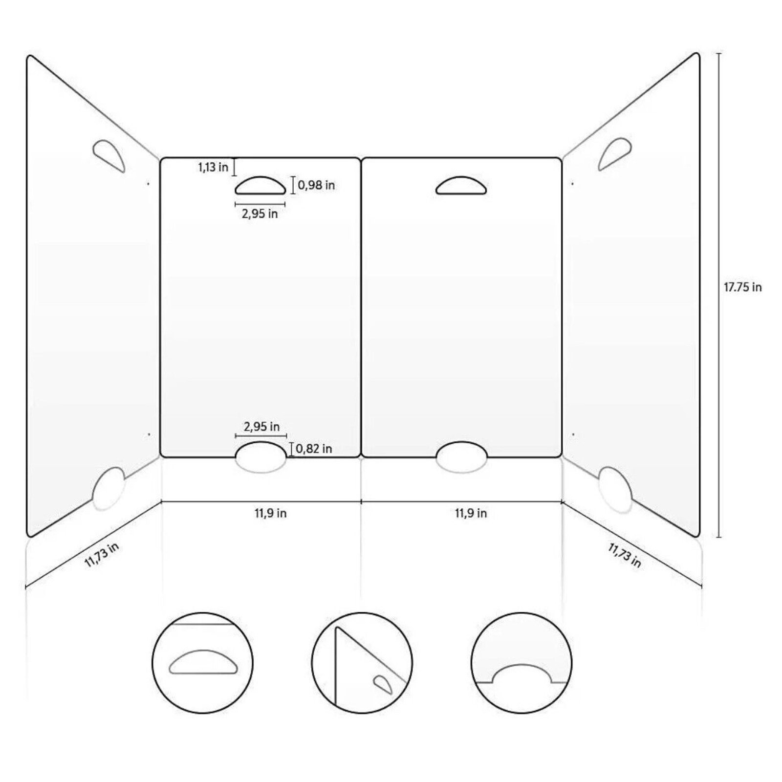 Study Safe Individual Study Barrier Personal Partitions