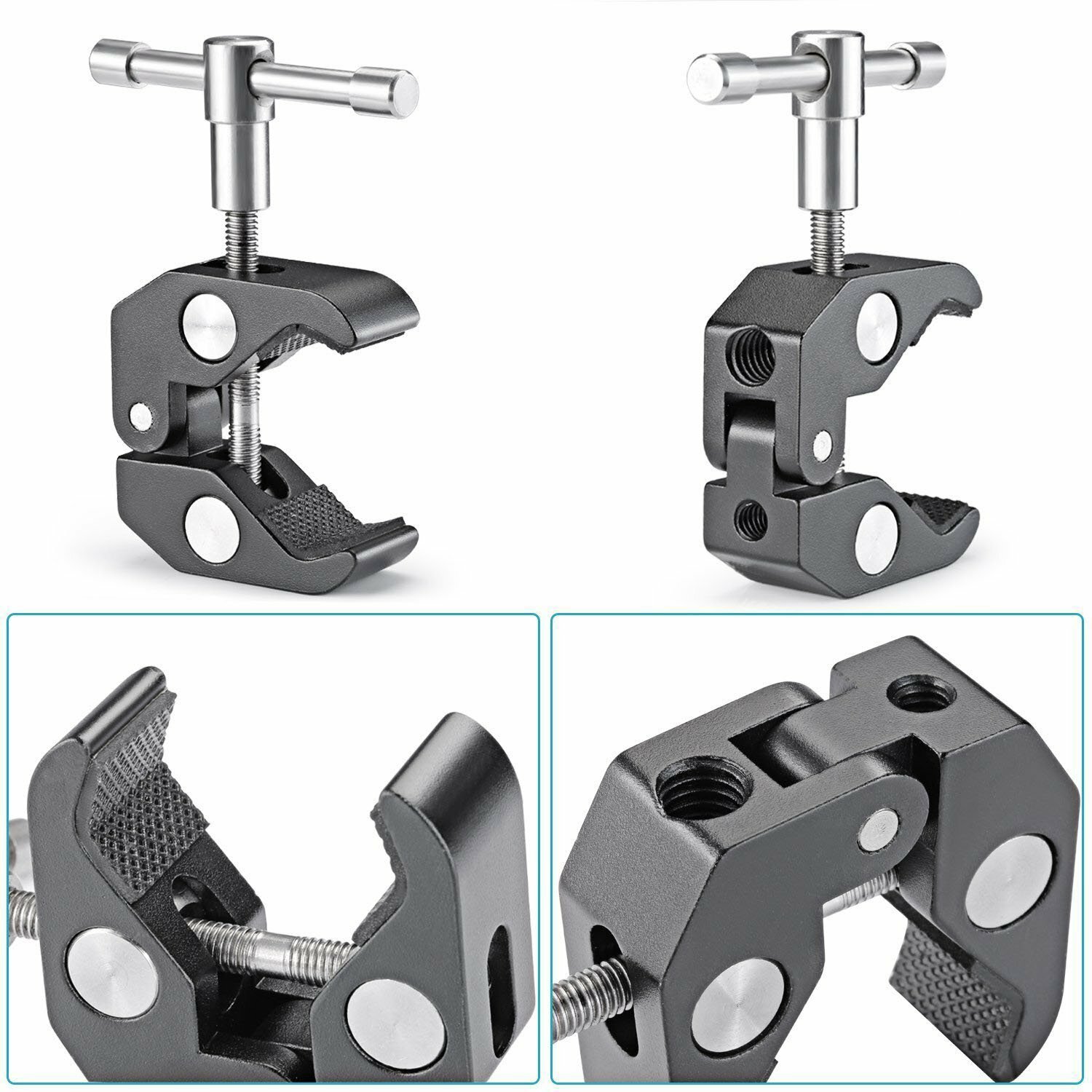 US 11" Articulating Magic Arm + Super Clamp Crab for DSLR Camera LCD Monitor LED