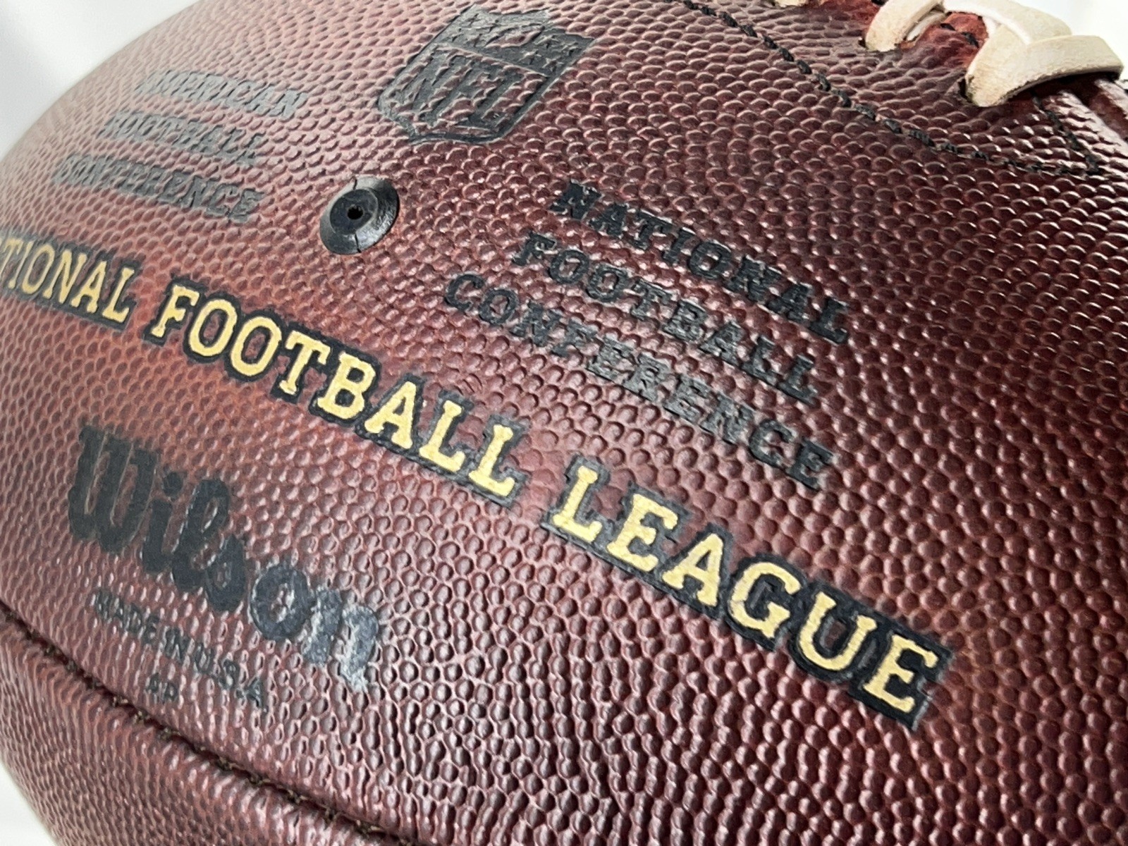 RAMS LOGO - NFL "The Duke" Wilson Football - Game Ball - Prepped & Conditioned