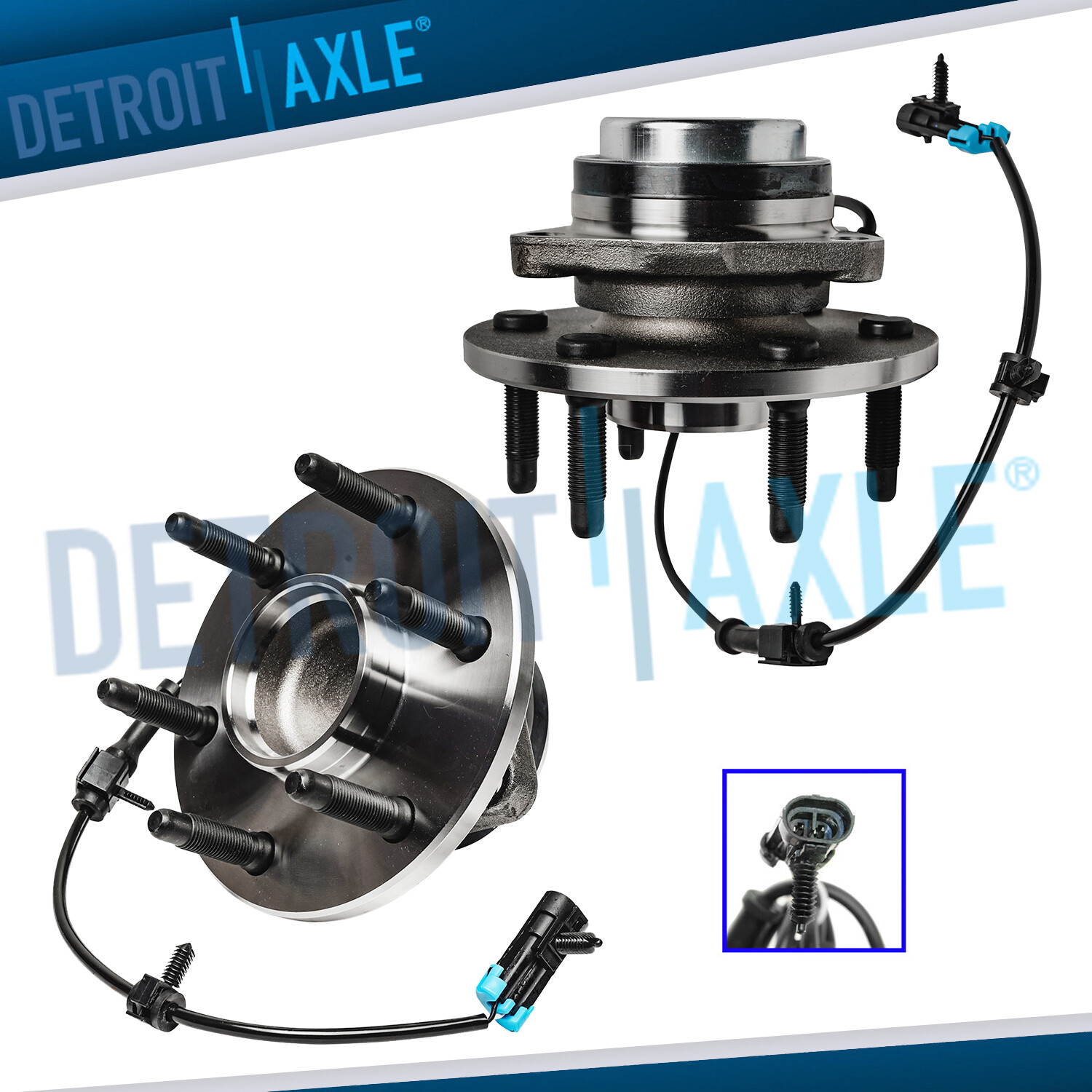 2WD Pair Front Wheel Hub Bearing for Chevy GMC Silverado Sierra 1500 Yukon Tahoe