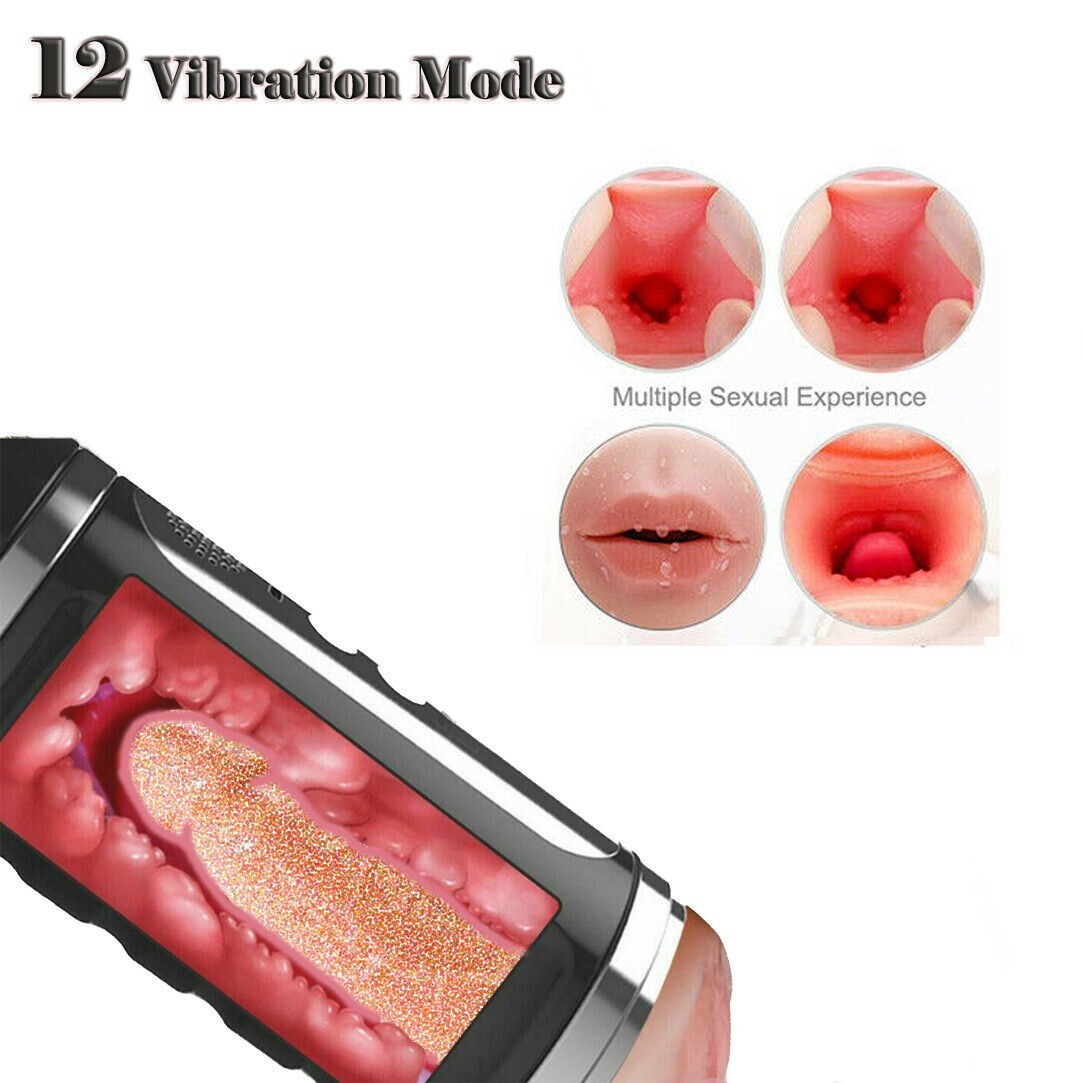Automatic Male Masturbaters HandsFree Stroker Pocket Pussy Cup Sex Toys for Men