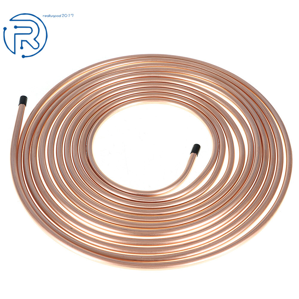 Brake Fuel & Trans Line Tubing 5/16" Copper Nickel 25 Ft Roll Coil