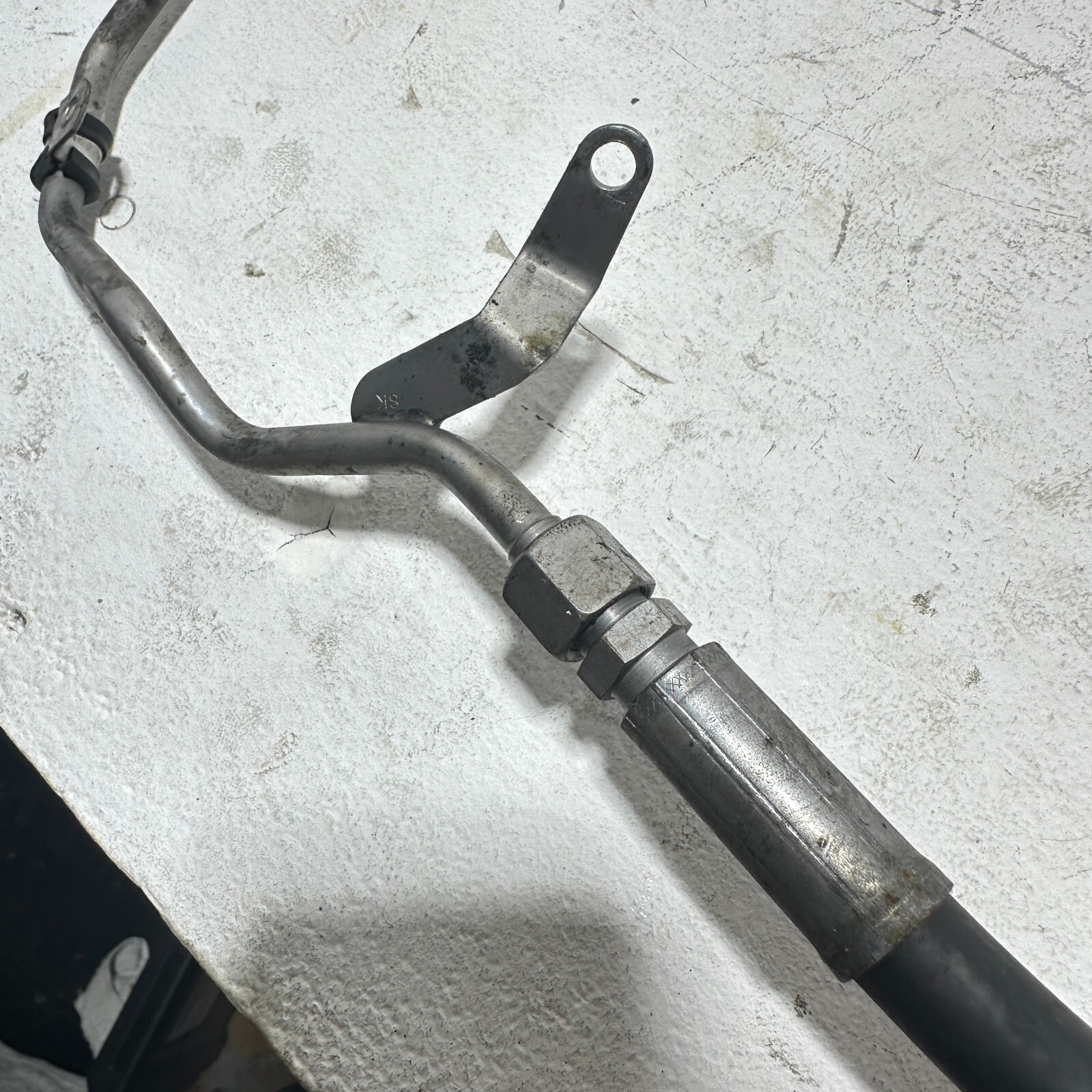 2011-2014 Mercedes W221 S550 Power Steering Expansion Hose Upper & Lower OEM