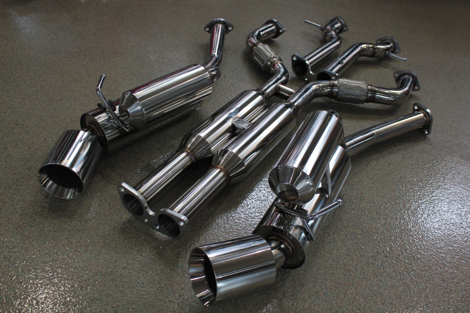 Beluga Racing True Dual Catback Exhaust for Nissan 370Z Z34 09-21 VQ37VHR 62mm