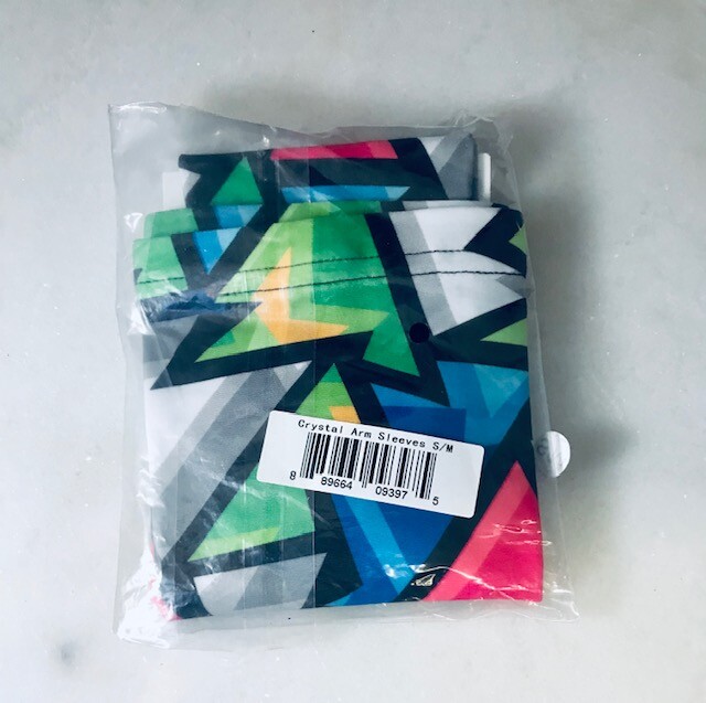 Crystal Design Bright Color Compression Protective Arm Sleeves Brand New 4 Total