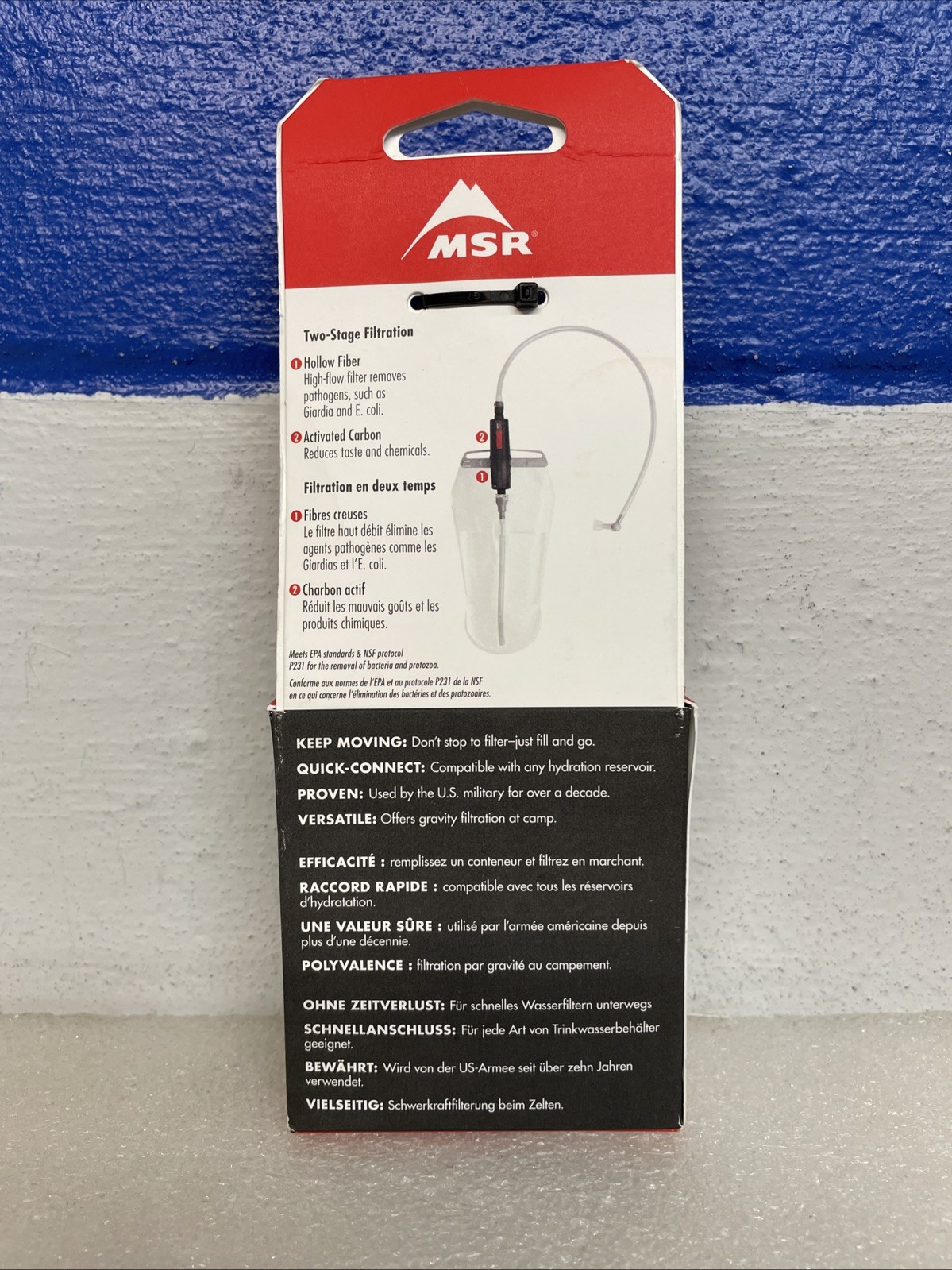 MSR Thru-Link High Flow Inline Water Filter 34-231 New