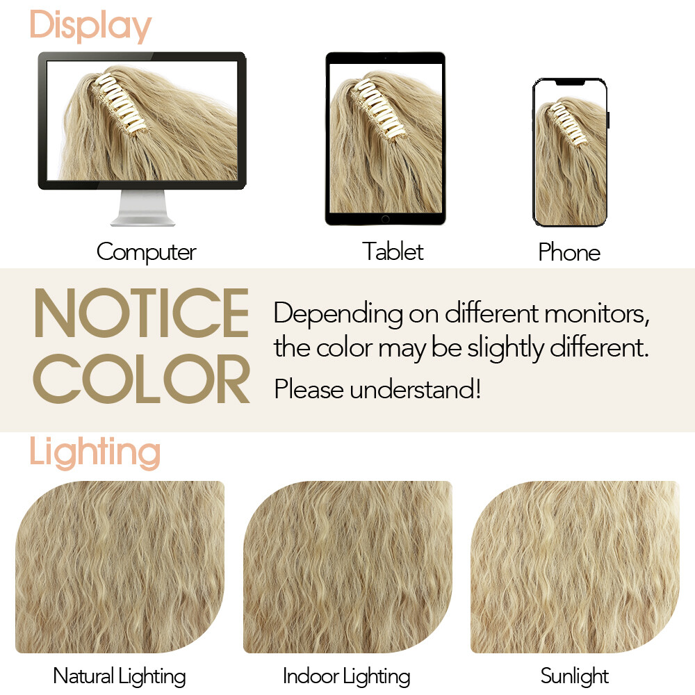 Claw Clip Wavy Ponytail Extensions As Human Pony Tail Long Hair Hairpiece Real