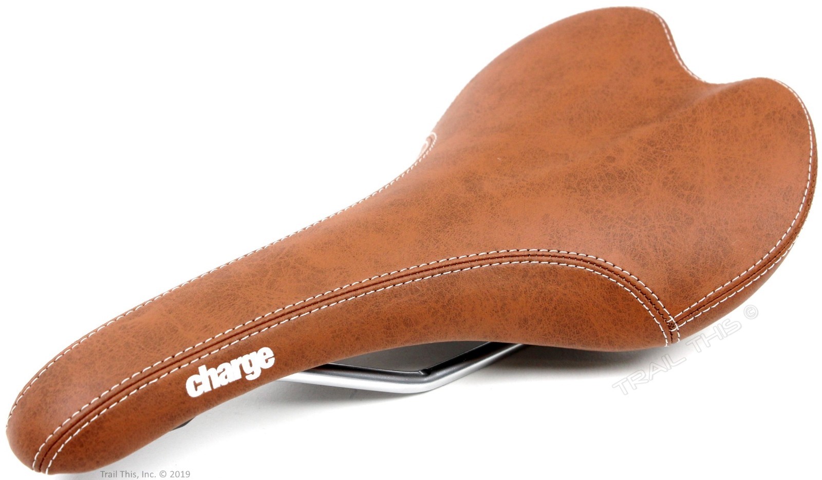 Charge Spoon Bike Saddle Brown CrMo Rails Pressure Relief Lightweight Road MTB