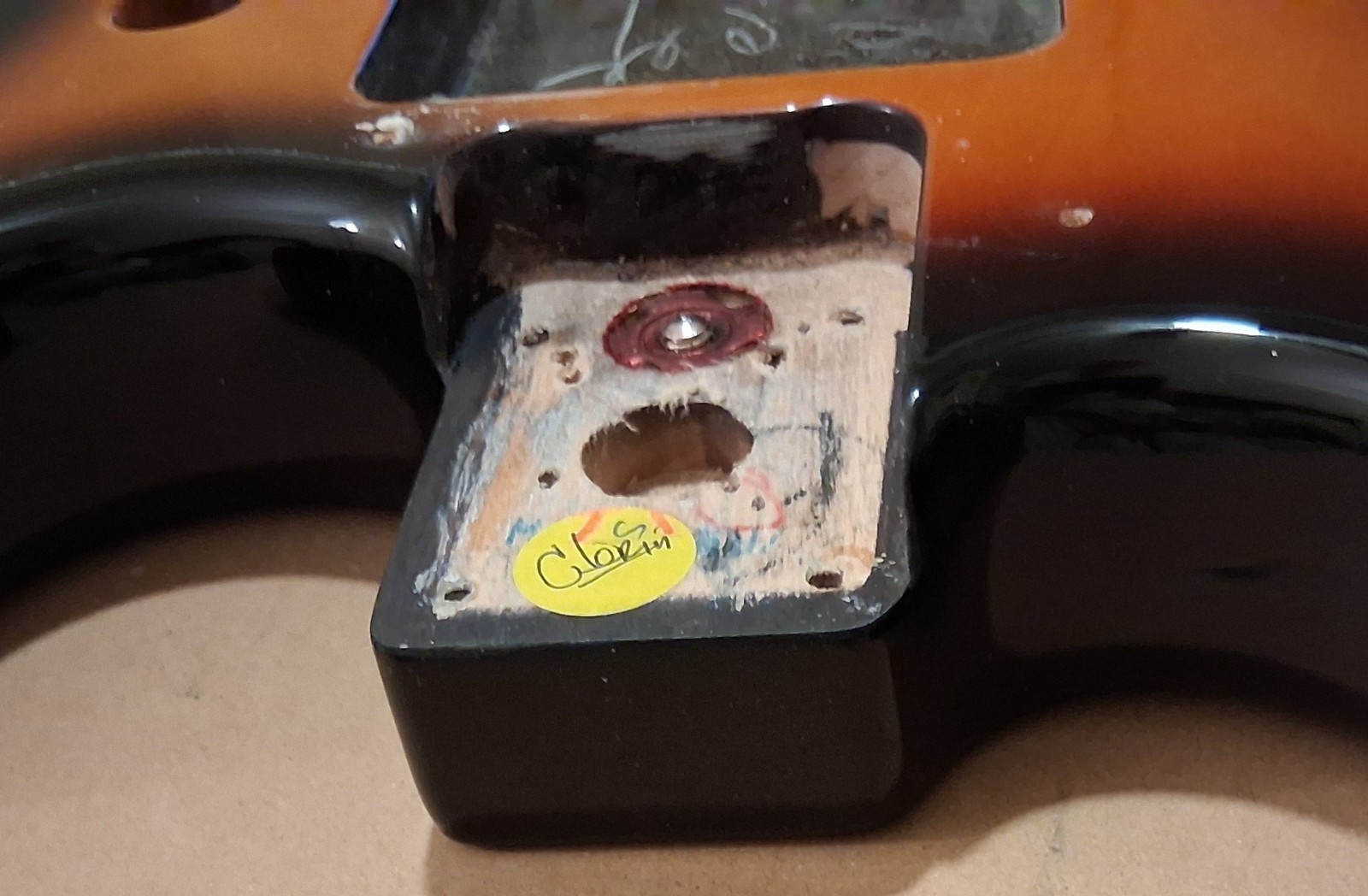 1997 Fender American Standard Stratocaster body Sunburst Strat guitar w/ bridge