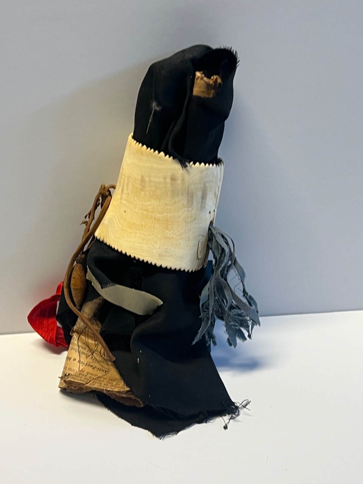 Original Native American Apache Indian Carved Ceremonial Dance Bracelet; Papers