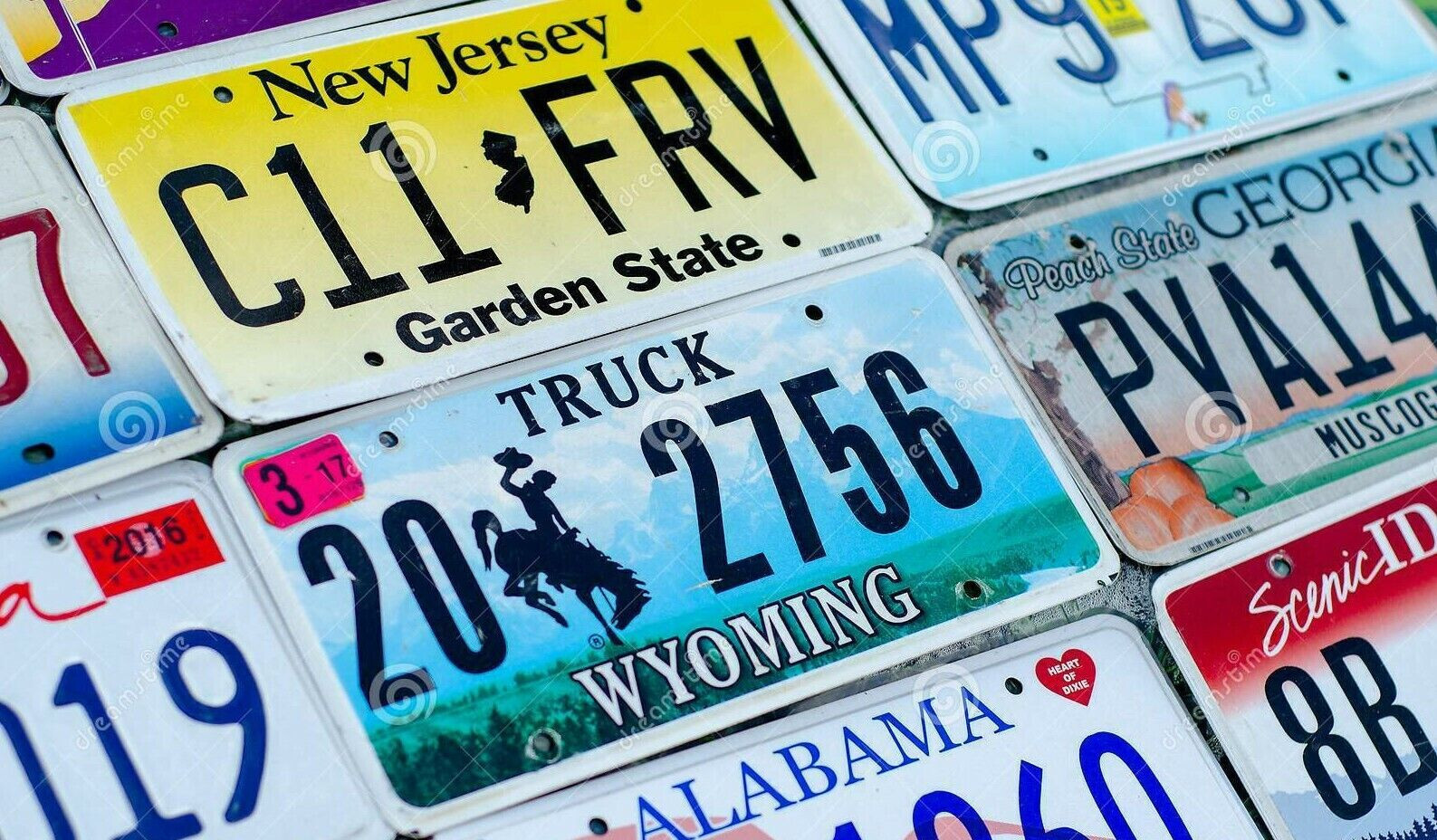 REAL LICENSE PLATE. ALL USA STATES. GREAT CONDITION & PRICE AUTO CAR TAG VEHICLE