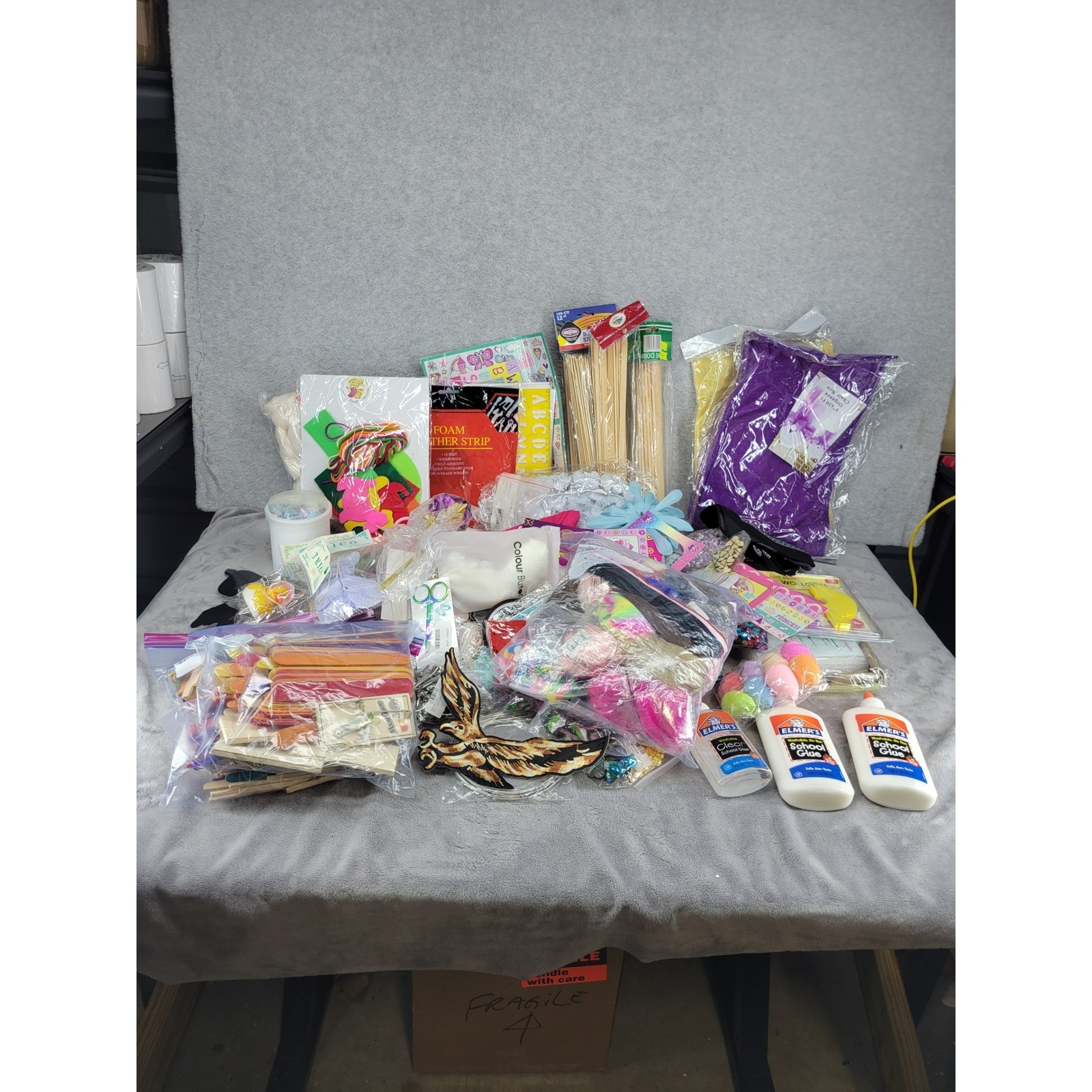 13lbs Craft Supplies Lot Assorted Art Decor Party Supplies Decorating Projects