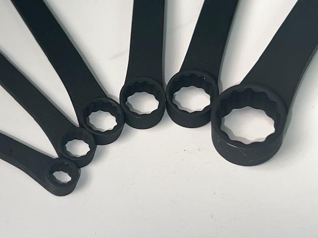 NEW Facom 6pc Set 15° Offset LONG-REACH Thin Wall Box End Metric Wrenches