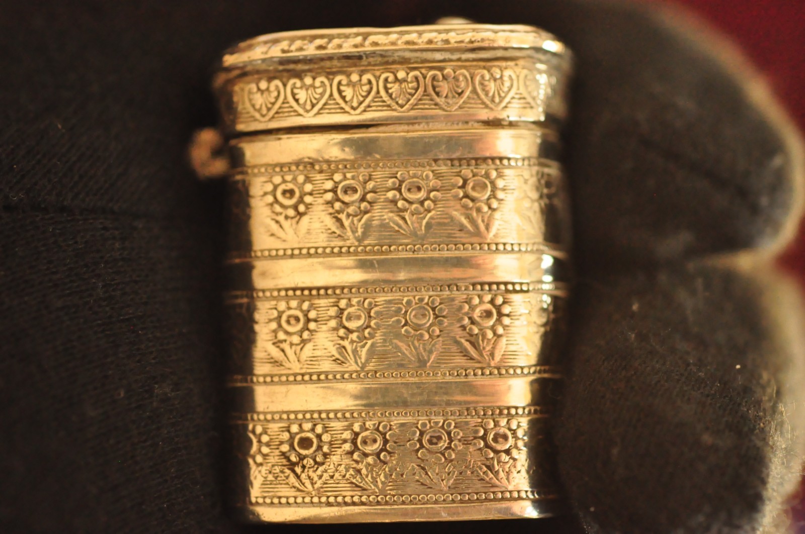 Beautiful Antique European Sterling Silver Snuff Box – 28 Grams - Hallmarked