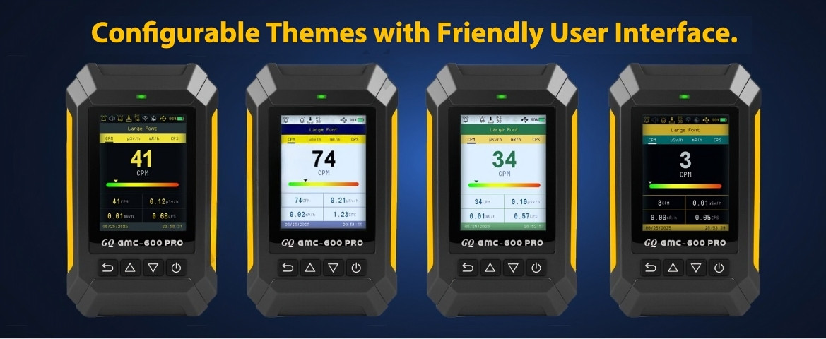 GQ GMC-600 Pro Geiger Counter Alpha, Gamma, Beta X-Ray Radiation Monitor