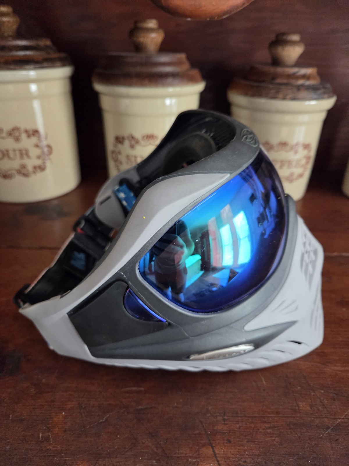 VForce Grill Paintball Mask-Grey/Black