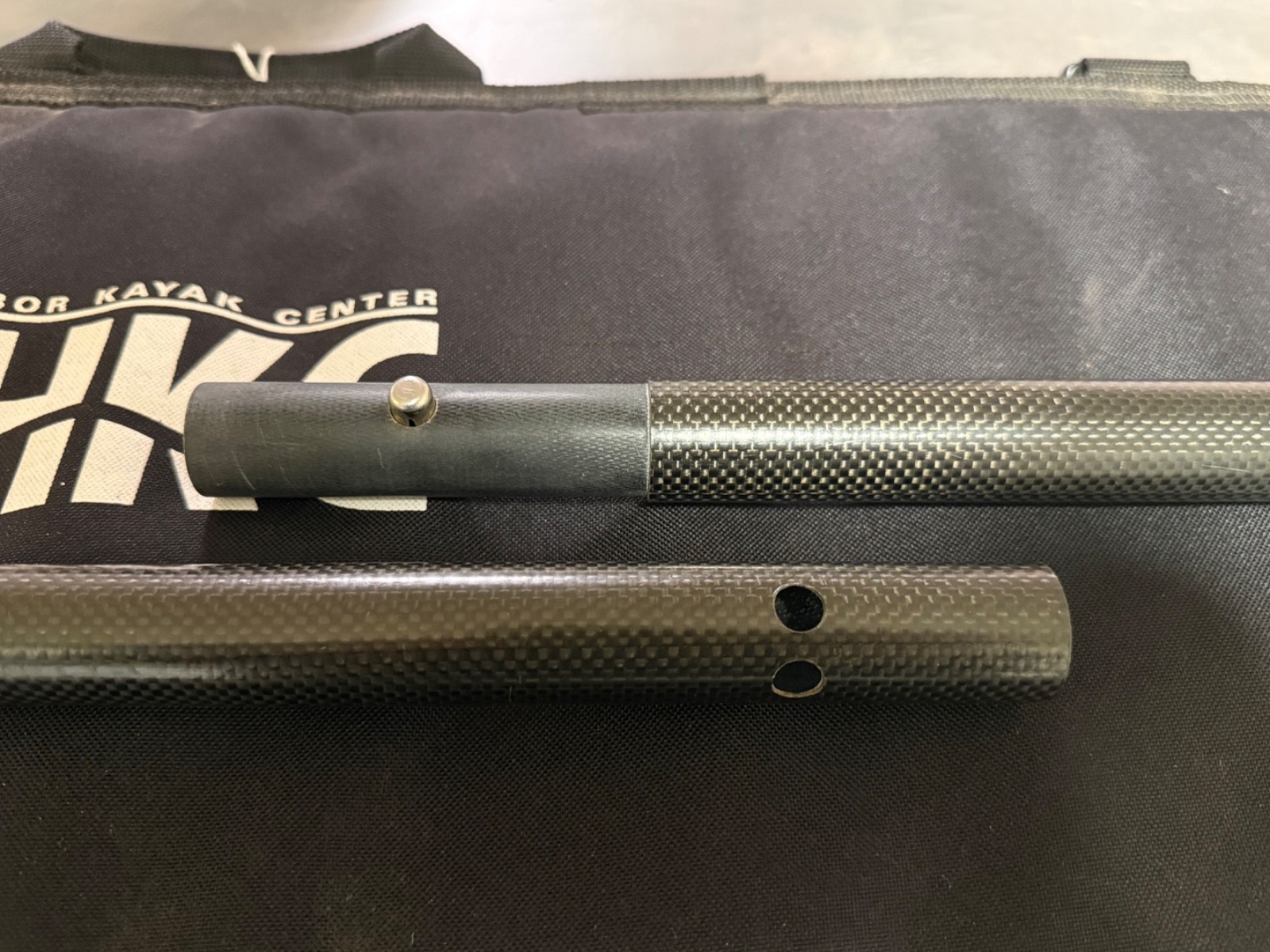 Werner Kalliste 2 Piece Straight Shaft Kayak Paddle - Carbon - Includes Case