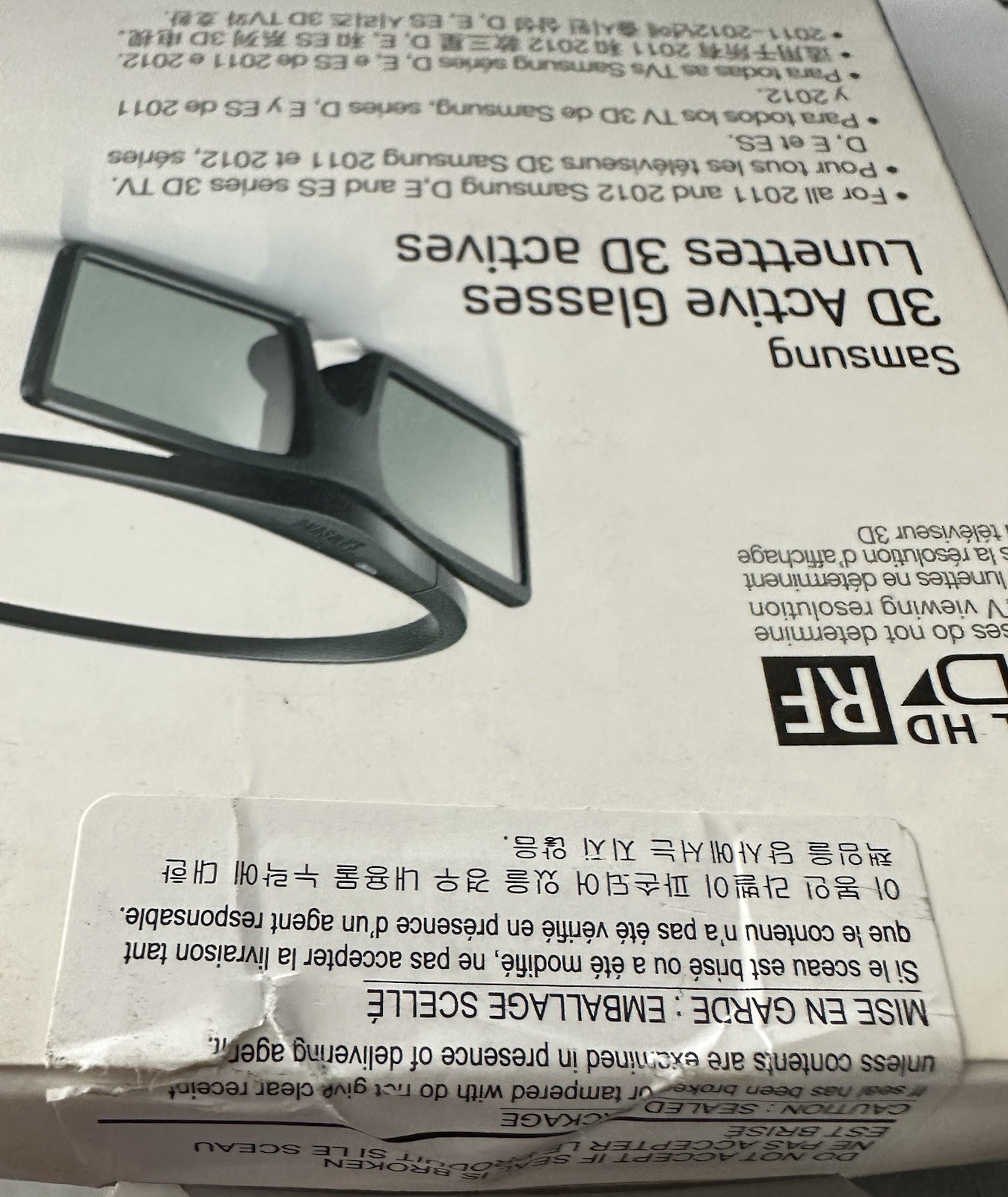 Samsung SSG-5100GB Active 3D TV Glasses - NEW