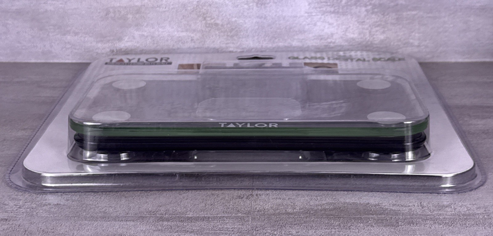 Taylor Glass Digital Mini Scale (9” x 5”) Telescopic Display Model 7086B NEW