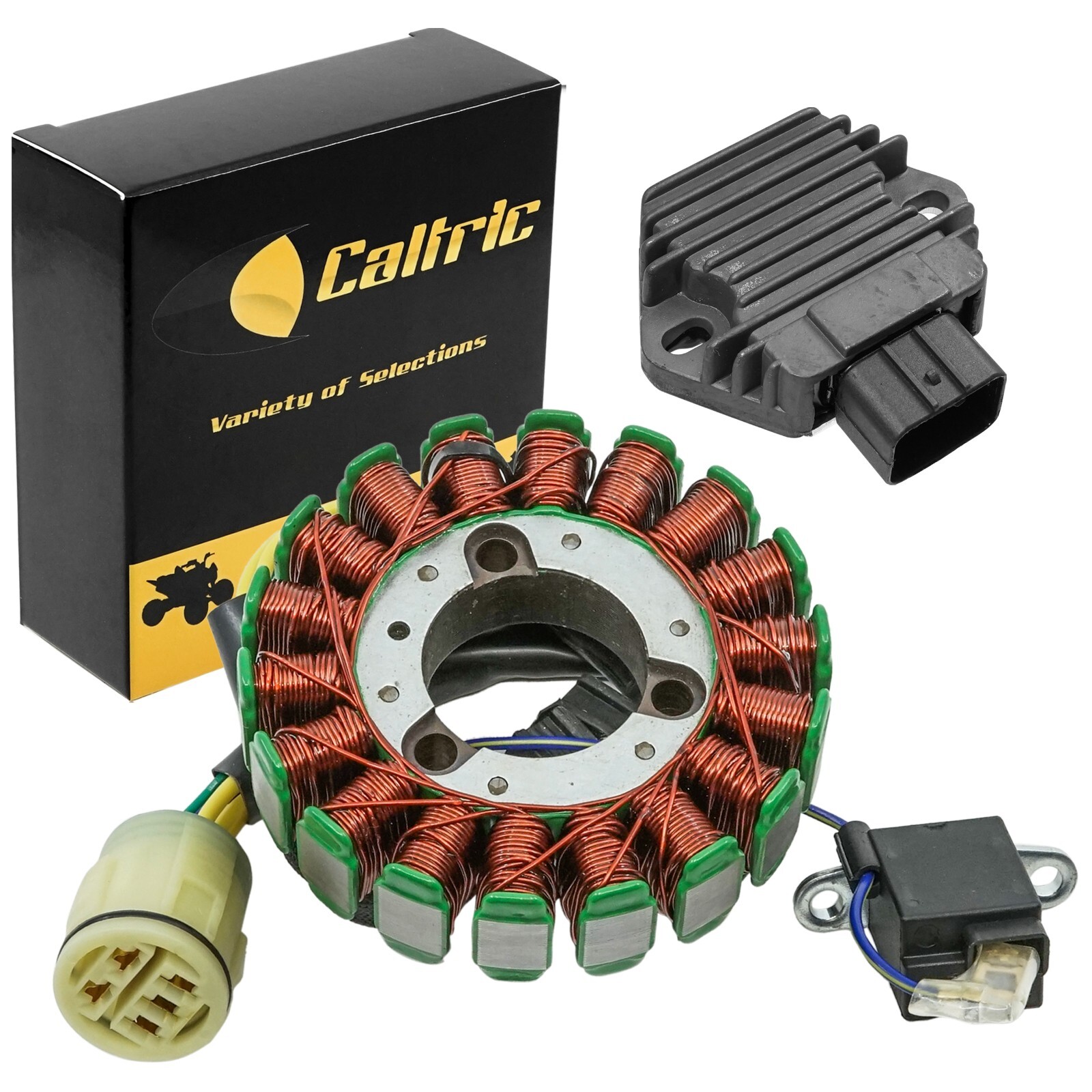 Stator & Regulator Rectifier For Honda TRX350TE TRX350TM Rancher Es S 2000-2003