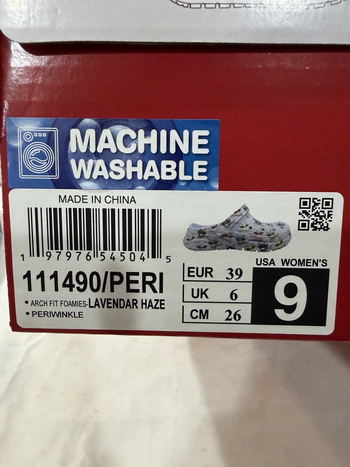 Skechers Womens Foamies Arch Fit Windy Kitty, Periwinkle, Size 9 M