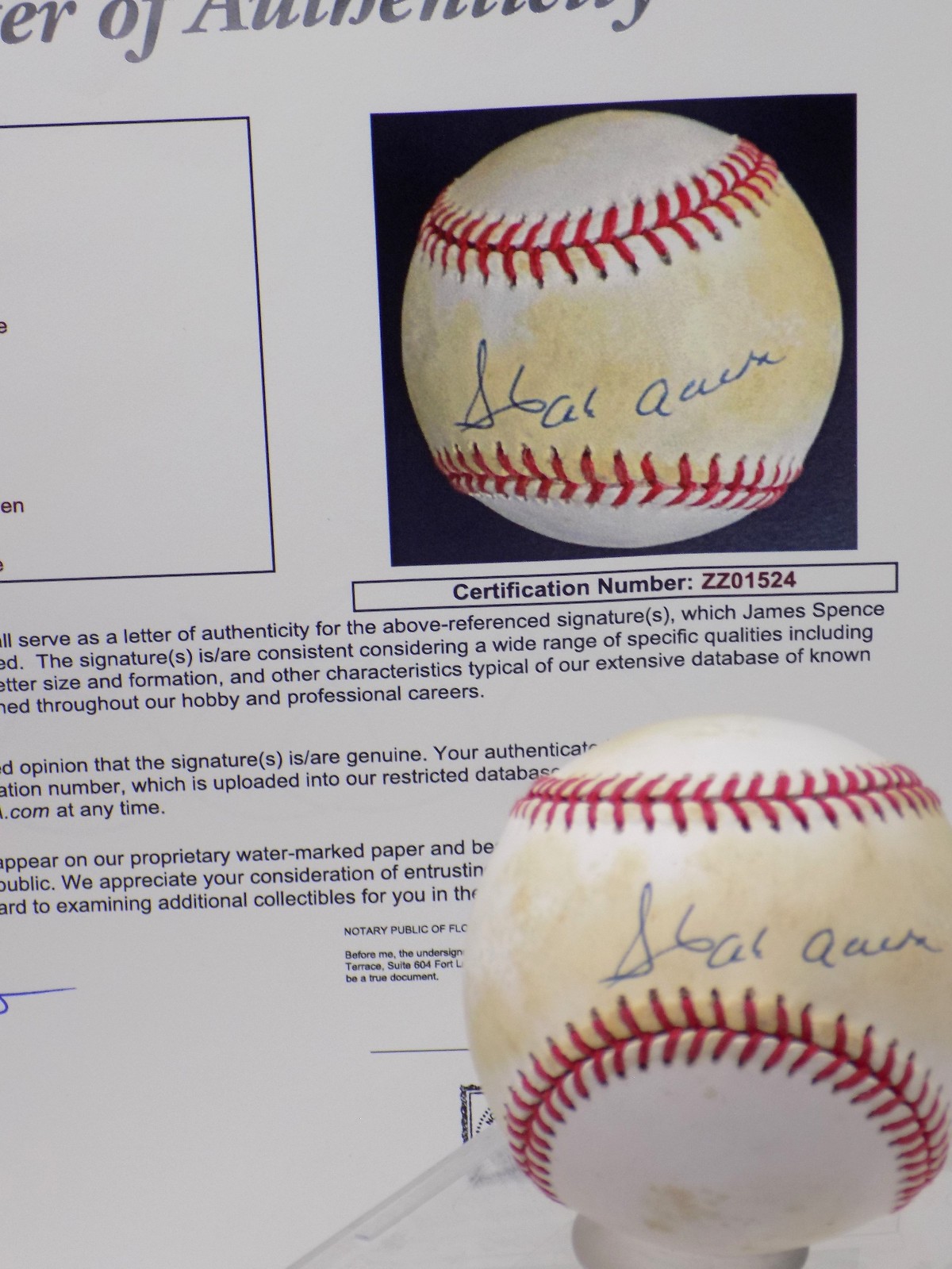 HANK AARON HOF Signed Autograph NL Baseball Braves SWEET SPOT JSA 💎 LOA