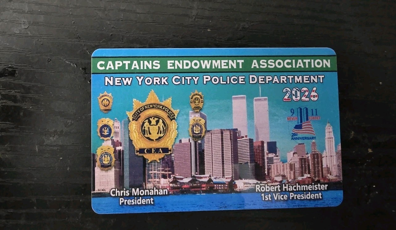 NYPD Captain Card 2026 . Unsigned.