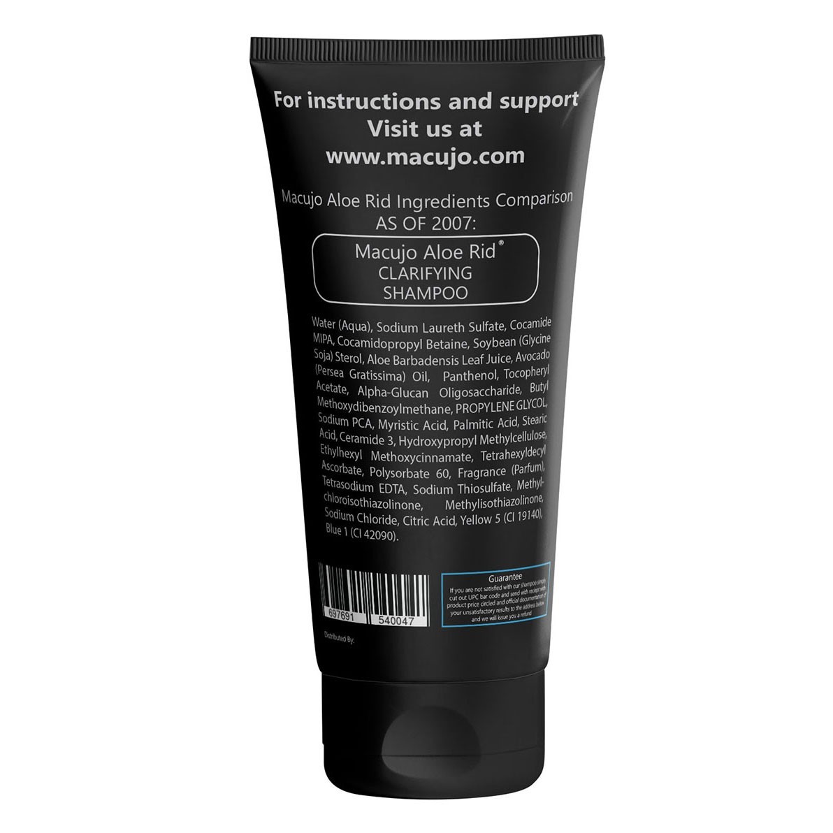 Macujo Aloe Rid Old Formula Shampoo 6oz – Deep Cleansing Clarifying Detox