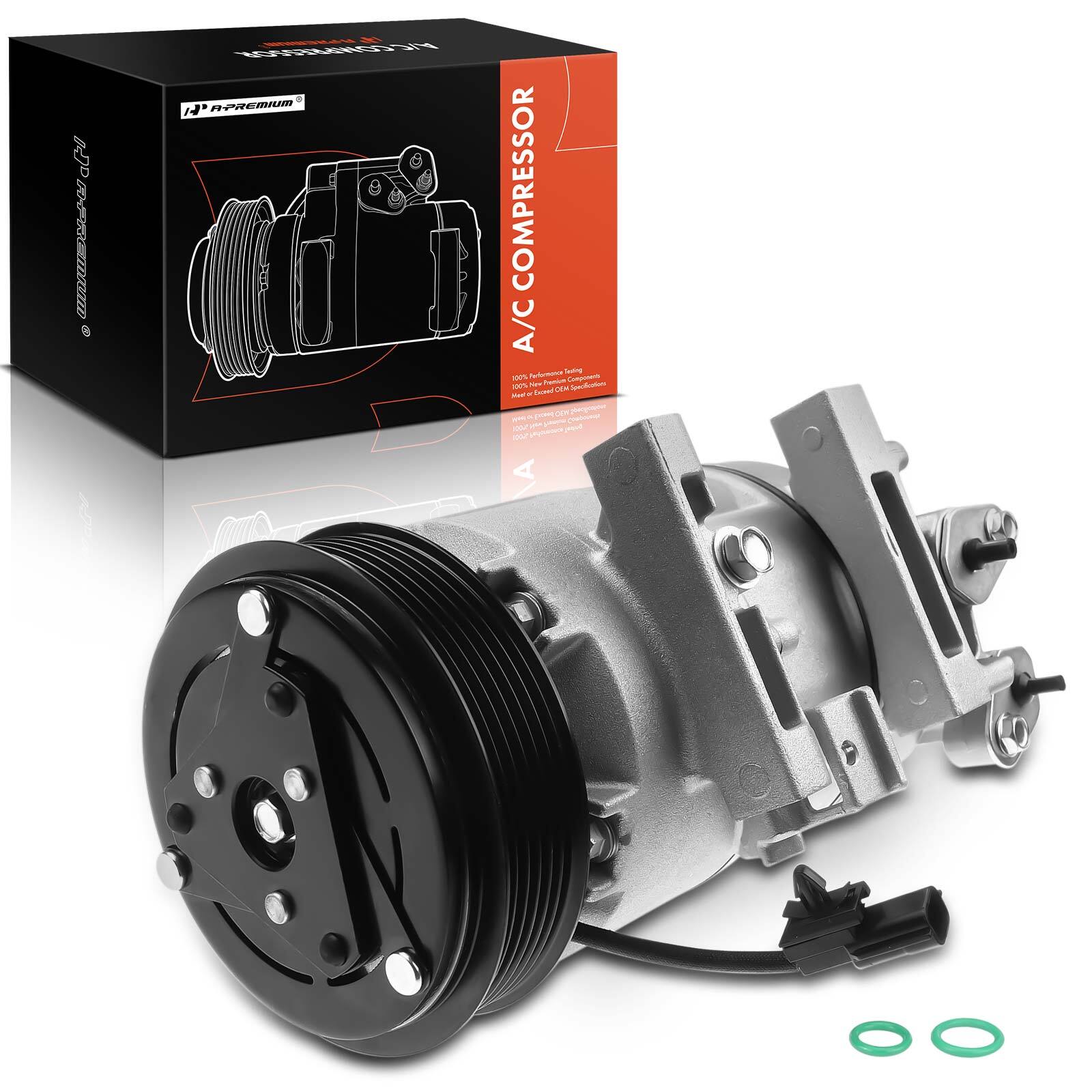 A-Premium A/C Compressor with 6-Groove Pulley for Nissan Altima 2013-2018 2.5L