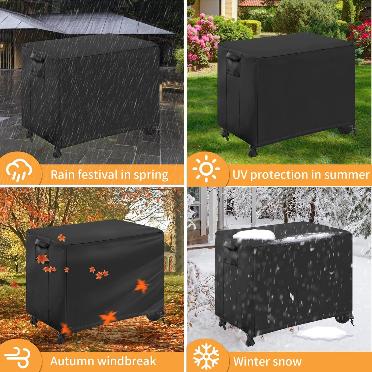 Outdoor Prep Table Cover，36''L X 24''W X 35''H Waterproof Stainless Steel Table