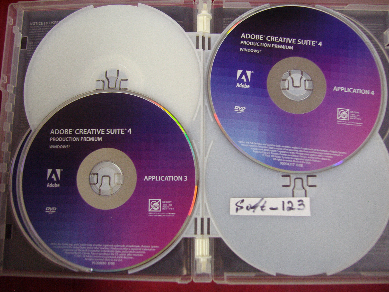 Adobe Creative Suite 4 Production Premium For Windows Full Retai DVD Version